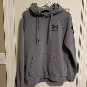 Under Armour Men's Freedom Gray Hoodie